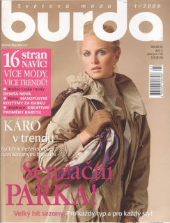 2009/01 časopis Burda česky