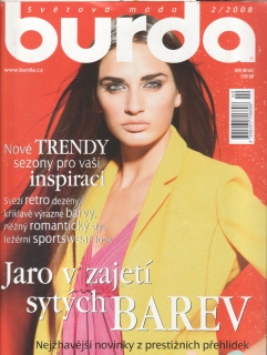 2008/02 časopis Burda česky