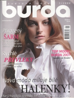 2008/01 časopis Burda česky