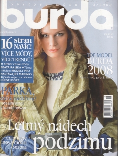 2008/08 časopis Burda česky