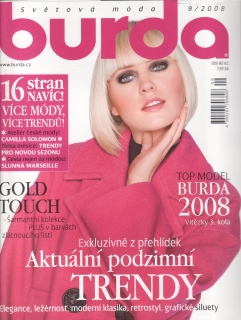2008/09 časopis Burda česky, velký formát