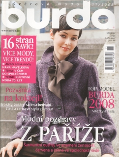 2008/11 časopis Burda česky, velký formát