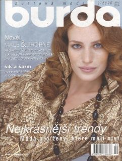 2006/02 časopis Burda česky, velký formát