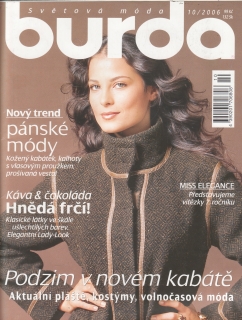 2006/10 časopis Burda česky, velký formát