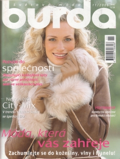 2006/11 časopis Burda česky, velký formát