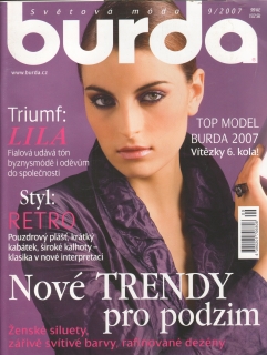 2007/09 časopis Burda česky, velký formát