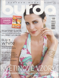 2007/04 časopis Burda česky, velký formát