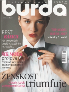2007/08 časopis Burda česky, velký formát