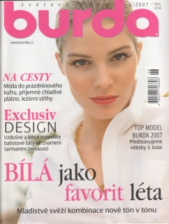 2007/06 časopis Burda česky, velký formát