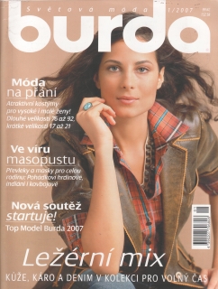 2007/01 časopis Burda česky, velký formát