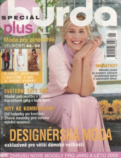 2003/02 únor časopis Burda Speciál Plus, velký formát