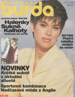 1995/96 podzim / zima časopis Burda Speciál, velký formát