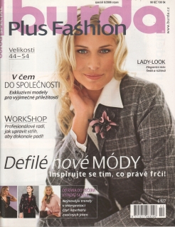 2006/08 časopis Burda Plus Fashion, velký formát