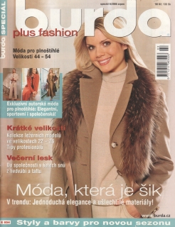 2005/06 srpen časopis Burda Plus Fashion, velký formát