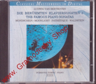 CD Ludwig van Bethoven, The Famous Oiano SinatsDubravka Tomsič, klavír