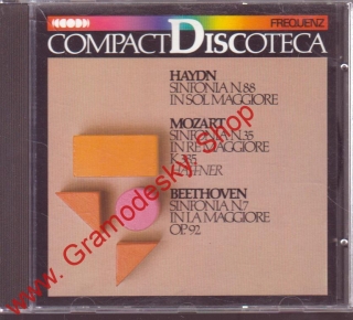 CD Haydn č. 88, Mozart č. 35, Beethoven č. 7 op. 92, 1988