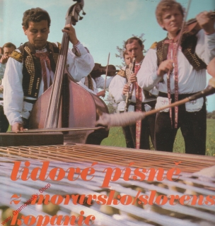 LP Lidové písně z moravsko slovenských Kopanic, 1976