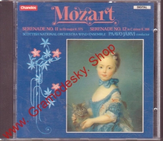 CD Wolfgang Amadeus Mozart, serenáda č. 11, 12, 1985