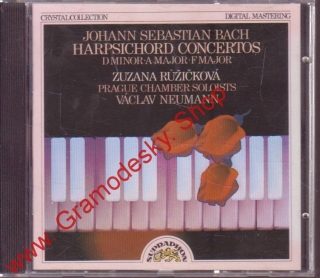 CD Johann Sebastian Bach, Harpsichord Concertos, Zuzana Růžičková, 1988