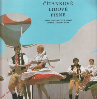 LP Čítankové lidové písně, výběr písní pro zpěv a klavír, 1969