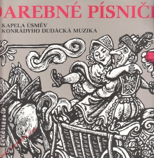 LP Darebné písničky, kapela Úsměv Konrádyho dudácká muzika, 1991