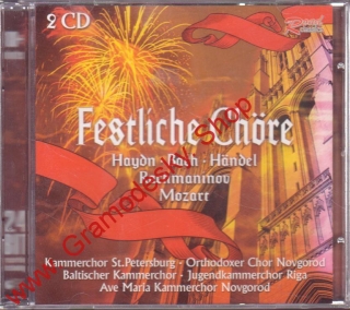 CD 2album Festliche Chore, Haydn, Bach, Handel, Rachmaninov, Mozart, 2001