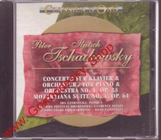 CD Petr Iljič Čajkovský, koncert pro klavír a orchestr, pro piáno, 1994