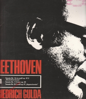 LP Ludwig van Beethoven, Sonata č. 11, 14, 23, Friedrich Gulda, 1974
