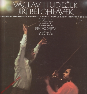 LP Václav Hudeček, Jiří Bělohlávek, Sibelius, Prokofjev, 1976