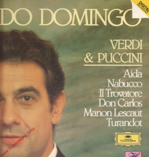 LP Placido Domingo, Verdi a Puccini, Aida, Nabucco... 1985