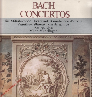 LP Bach Concertos, Jiří Mihule, František Kimel, 1983