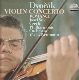 LP Antonín Dvořák, Violin Concerto, romance, Josef Suk, 1979, 1410 2423 QZA