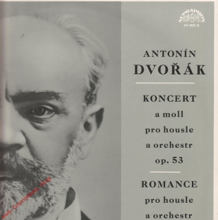 LP Antonín Dvořák, koncert A moll pro housle a orchestr, 1976 SV 8022