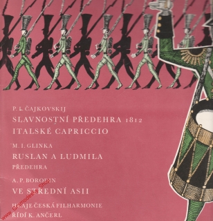 LP Petr Iljič Čajkovský, Italské capriccio, Glinka Ruslan a Ludmila 1968 SV 8288
