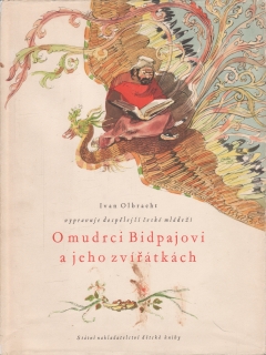 O mudrci Bidpajovi a jeho zvířátkách / Ival Olbracht, 1956 obal