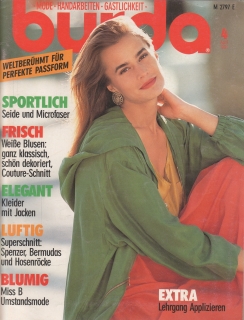 1991/04 časopis Burda Německy