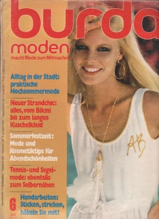 1977/06 časopis Burda Německy, velký formát