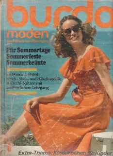 1974/06 časopis Burda Německy, velký formát