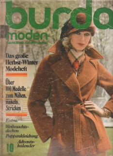1974/10 časopis Burda Německy, velký formát