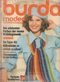 1975/02 časopis Burda Německy, velký formát