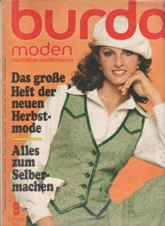 1977/09 časopis Burda Německy, velký formát