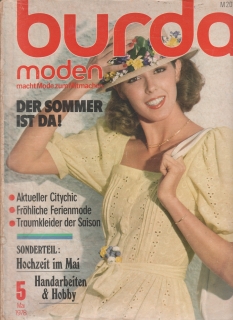 1978/05 časopis Burda Německy, velký formát