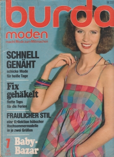 1978/07 časopis Burda Německy, velký formát