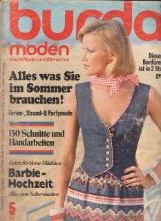 1976/05 časopis Burda Německy, velký formát