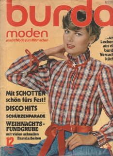 1978/12 časopis Burda Německy, velký formát
