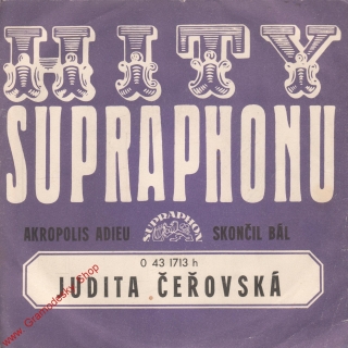 SP Judita Čeřovská, Akropolis adieu, Skončil bál, 1974 0 43 1713 H