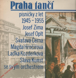 LP Praha tančí, písničky z let 1945 - 1955, Supraphon 1986
