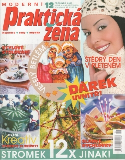 2003/12 časopis Praktická moderní žena, velký formát