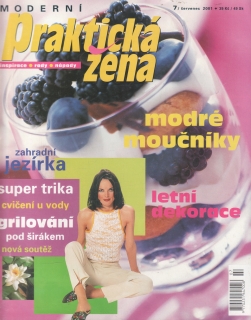 2001/07 časopis moderní Praktická žena, velký formát