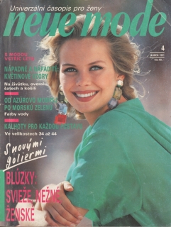 1991/04 časopis Neue Mode, velký formát